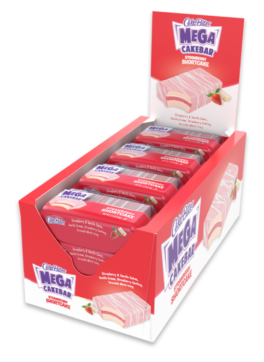 Mega Straberry Mega Strawberry Shortcake β The Original CakeBites