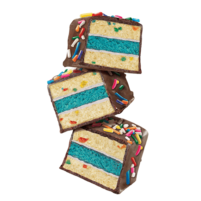 Stranger Things Hawkins Lab Confetti Cakebites